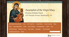 Desktop Screenshot of holyassumption.org