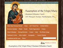 Tablet Screenshot of holyassumption.org